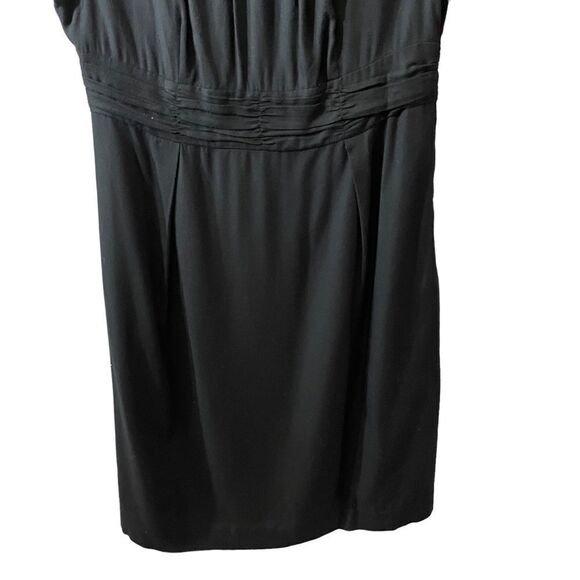 Boden Cap Sleeve Sheath Black Dress Size 14R - Picture 4 of 10